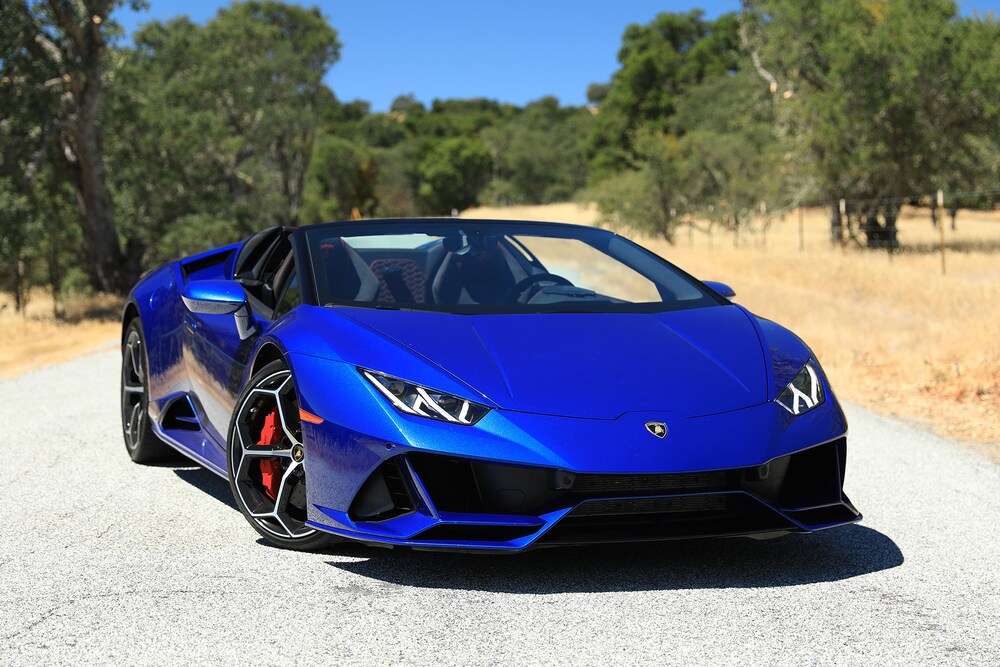 Lamborghini huracan Evo spyder jigsaw puzzle online