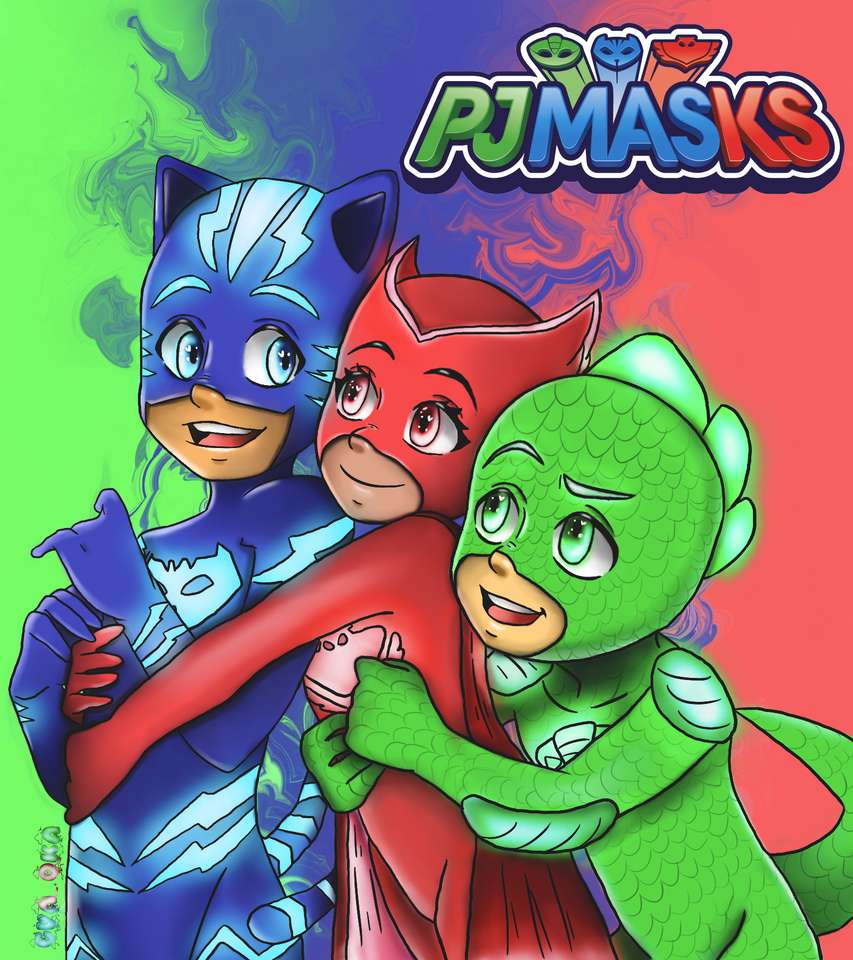 PJ mask super héroes rompecabezas en línea