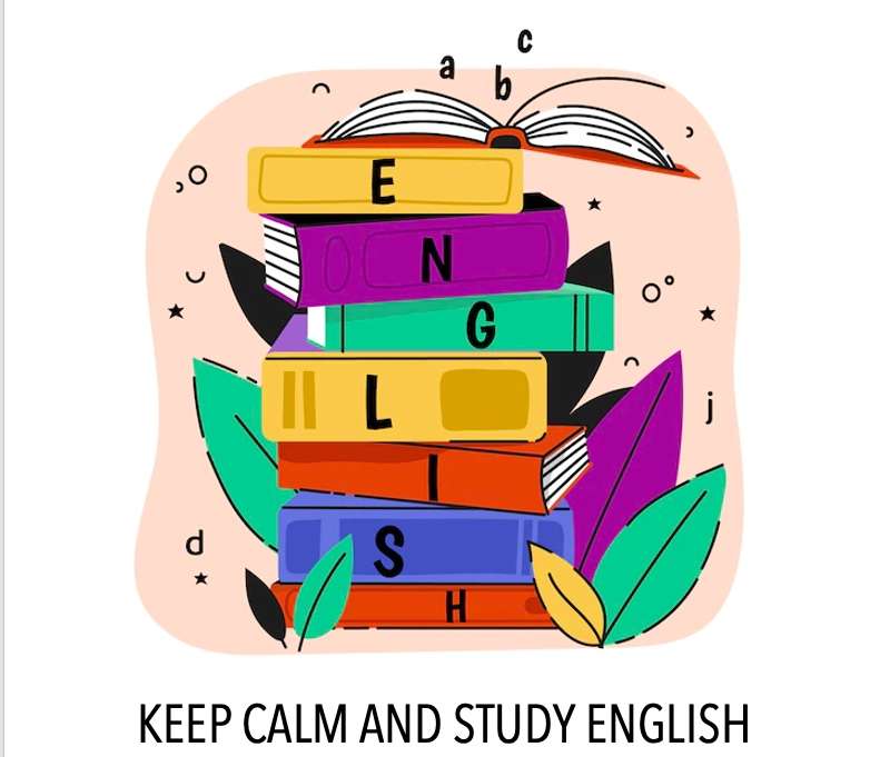 blijf kalm en studeer Engels legpuzzel online
