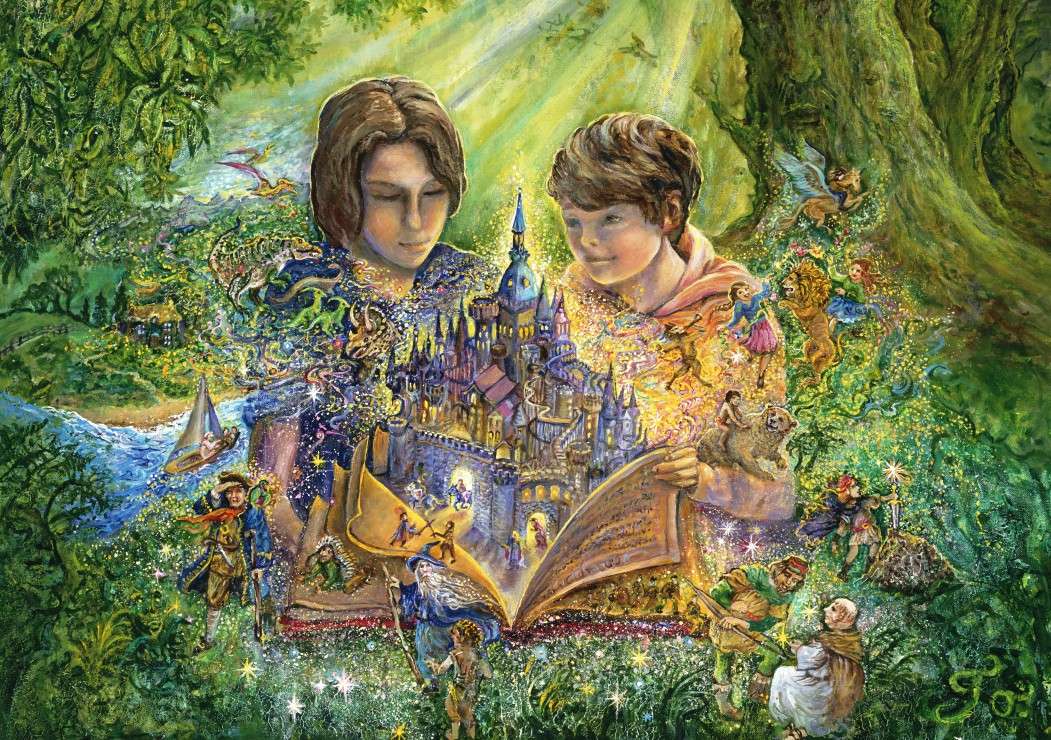 η μαγεία των βιβλίων παζλ online