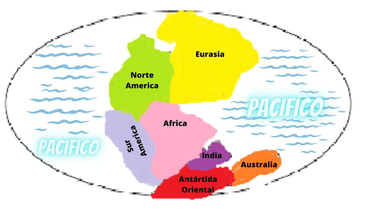 pangea térkép online puzzle