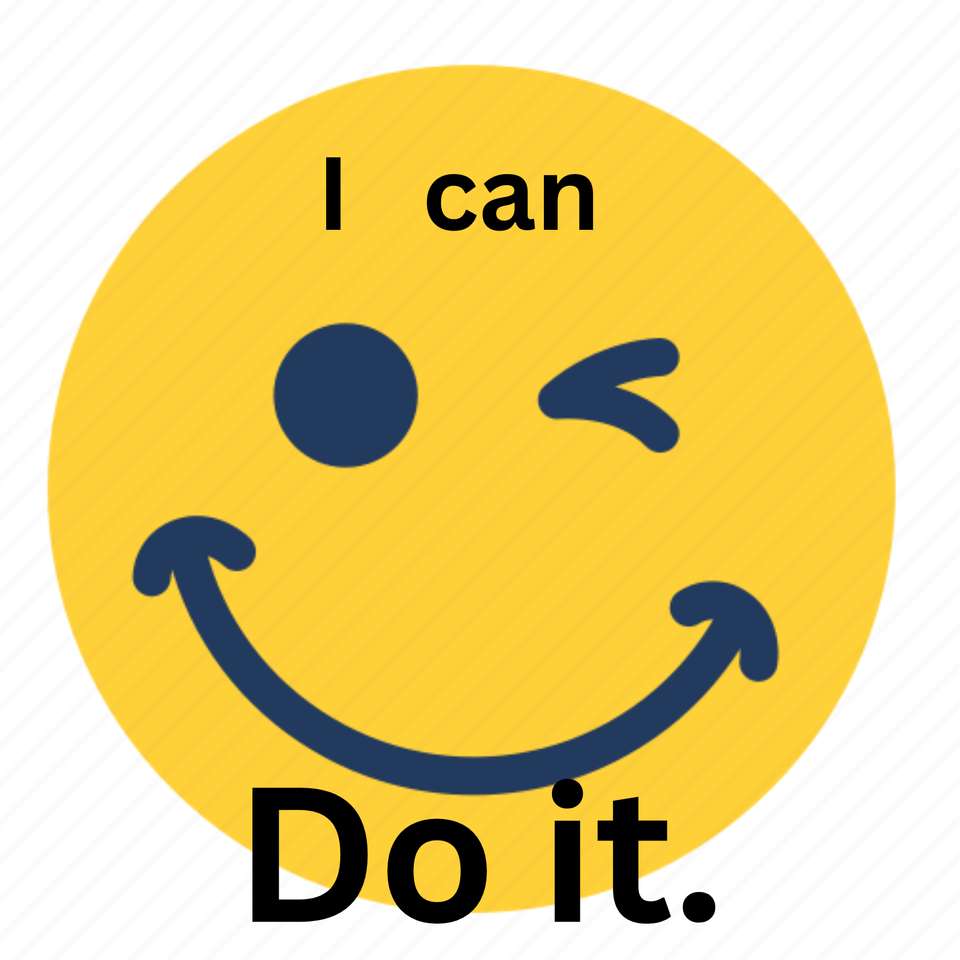 I can do it emoji. online puzzle