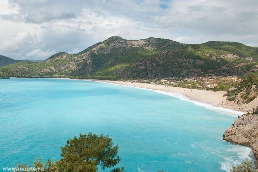 плаж в Турция онлайн пъзел