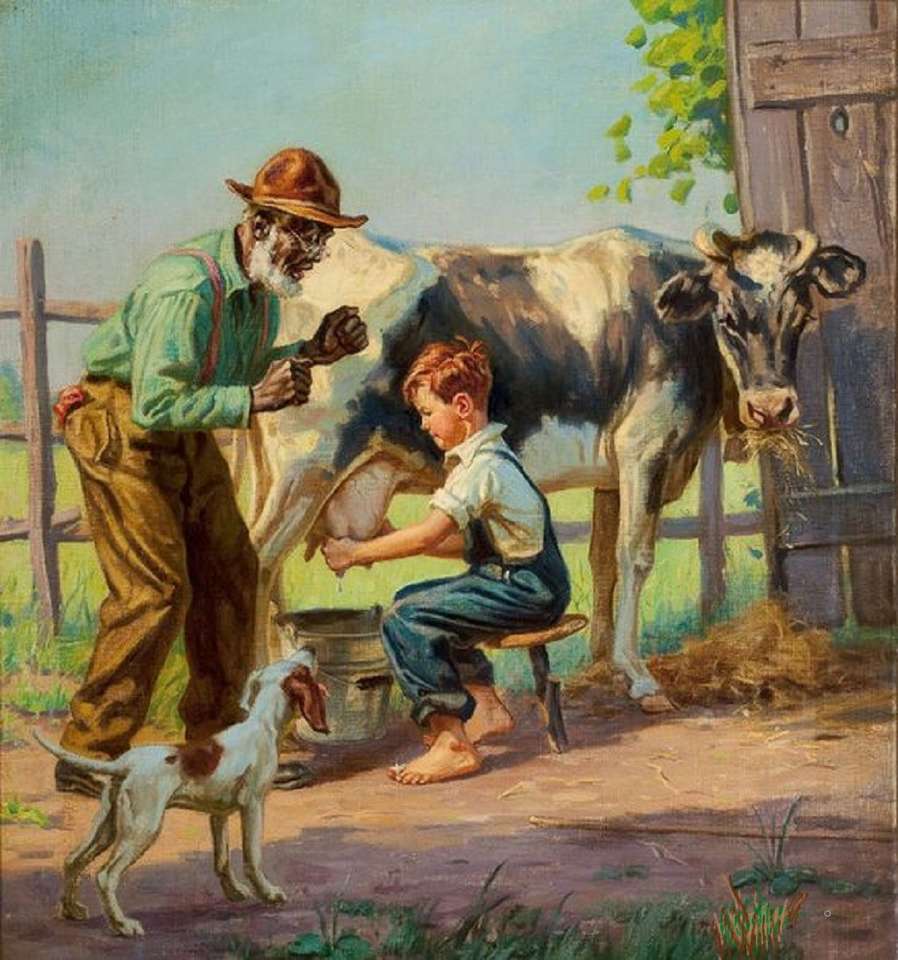 learning to milk jigsaw puzzle online
