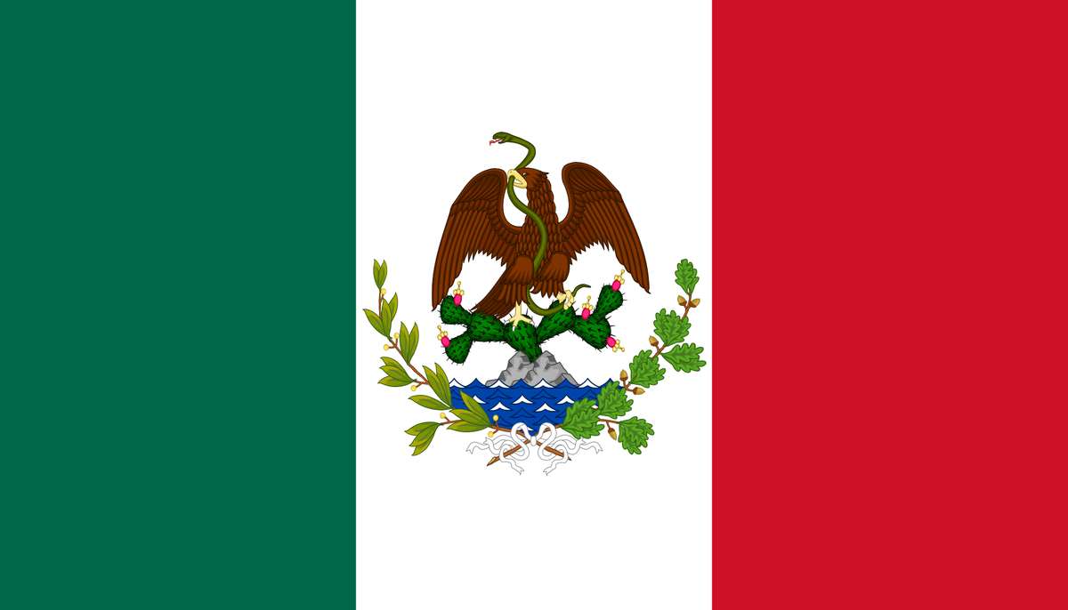 Флаг Мексики онлайн-пазл