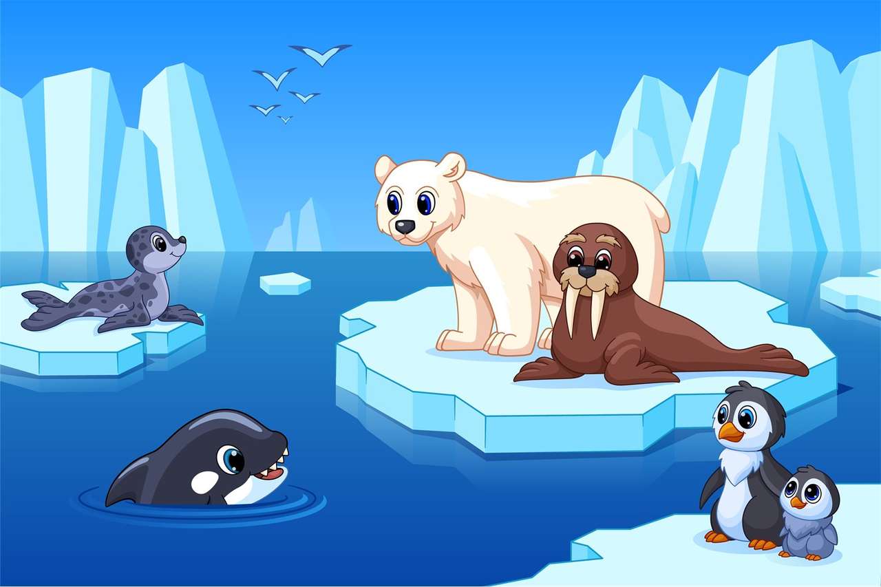 Animalele din nord jigsaw puzzle online