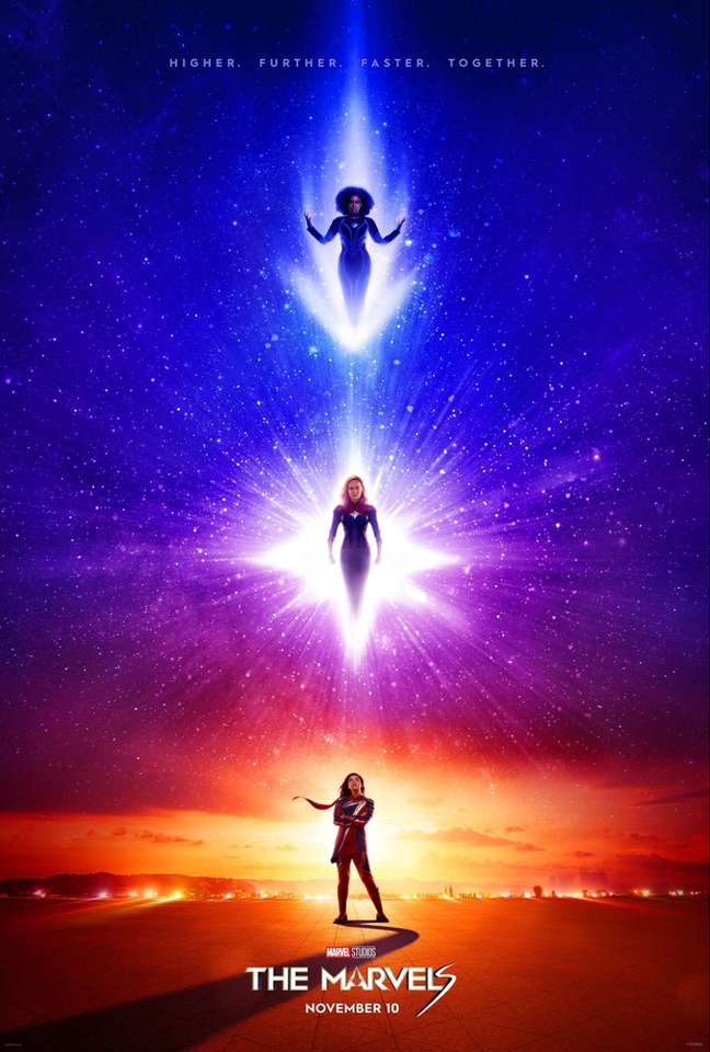 Плакат на филма Marvels онлайн пъзел