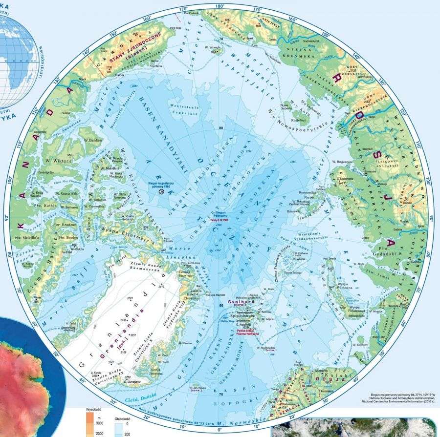 Arktis och polen pussel på nätet