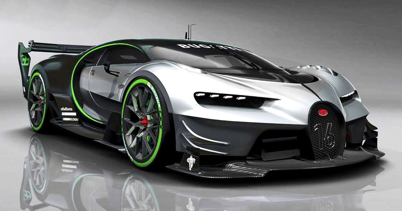 Bugatti Vision GT pussel på nätet