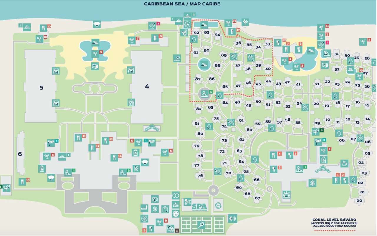 mapa do hotel puzzle online