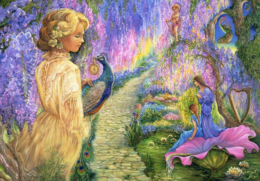 path of wisteria jigsaw puzzle online