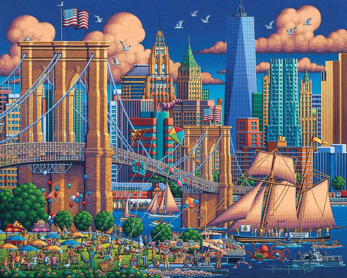 a brooklyni híd online puzzle
