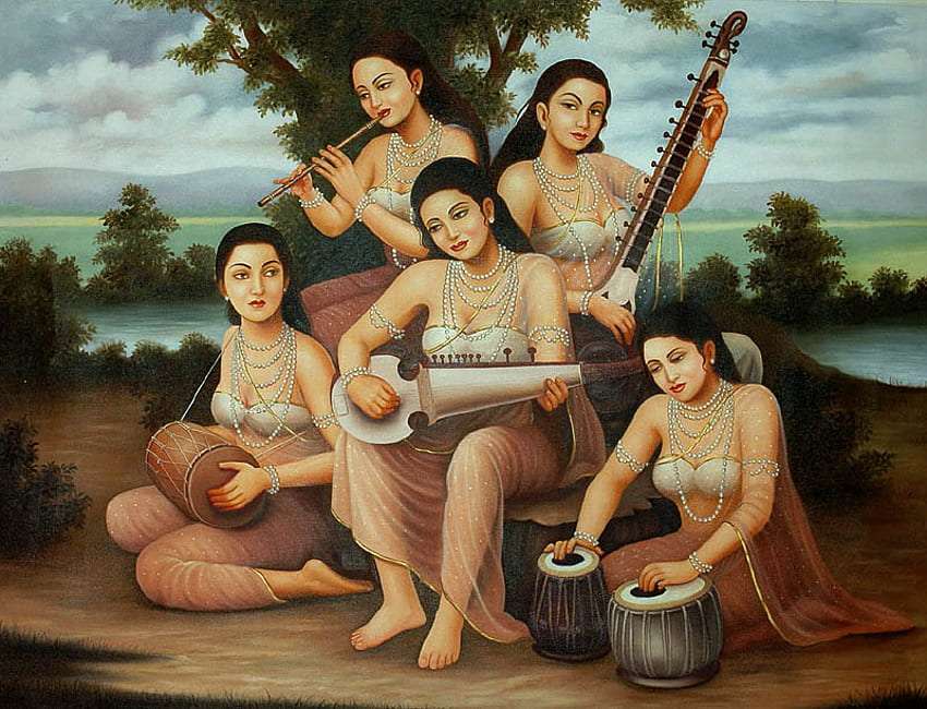 Indian women's music band jigsaw puzzle online