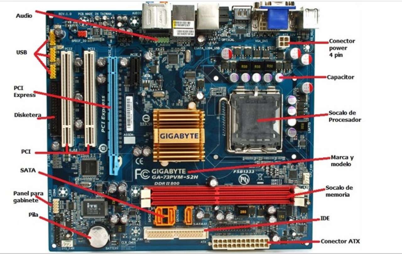 Motherboard online puzzle