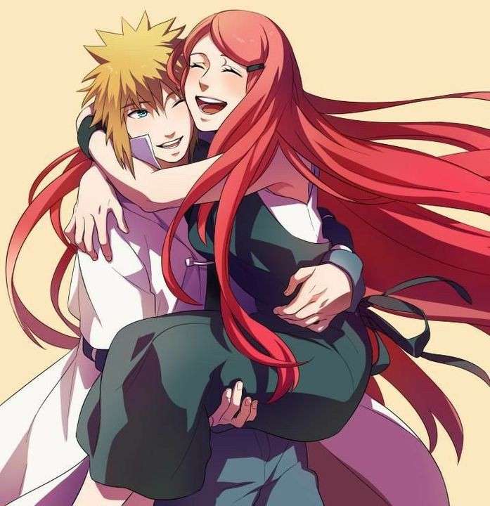 Anime Shinobi Mund couple puzzle online puzzle