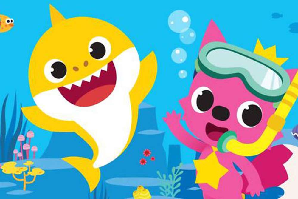 Baby Shark en Pinkfong❤❤❤❤ legpuzzel online