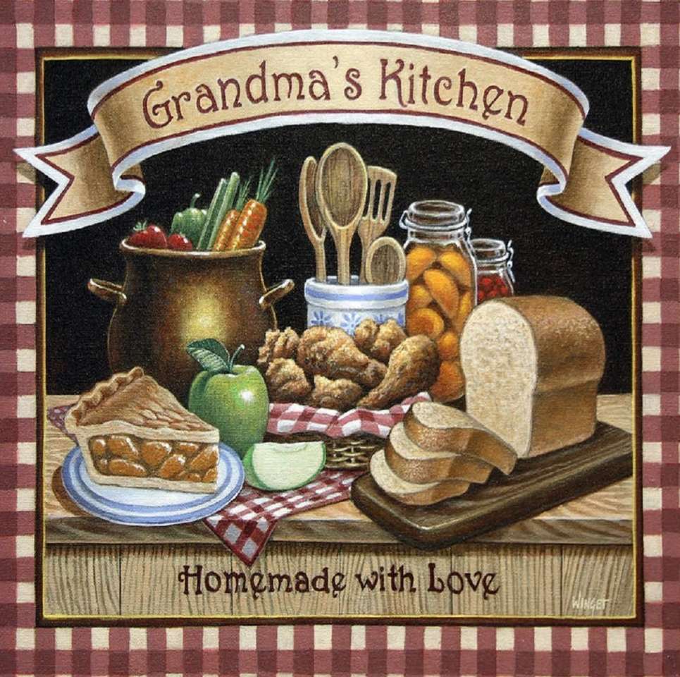 Cuisine de grand-mère puzzle en ligne