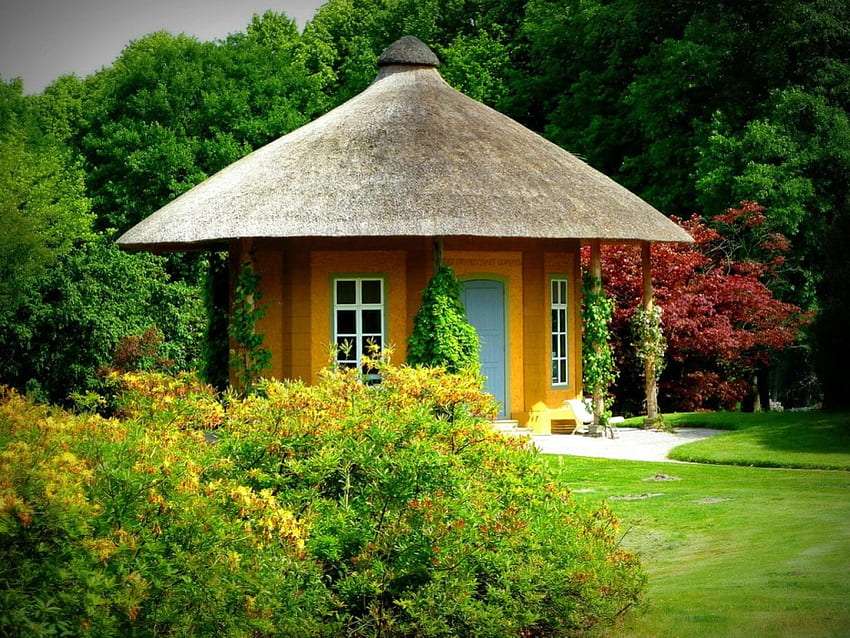Мечти - такава къща, такава градина, такова място онлайн пъзел