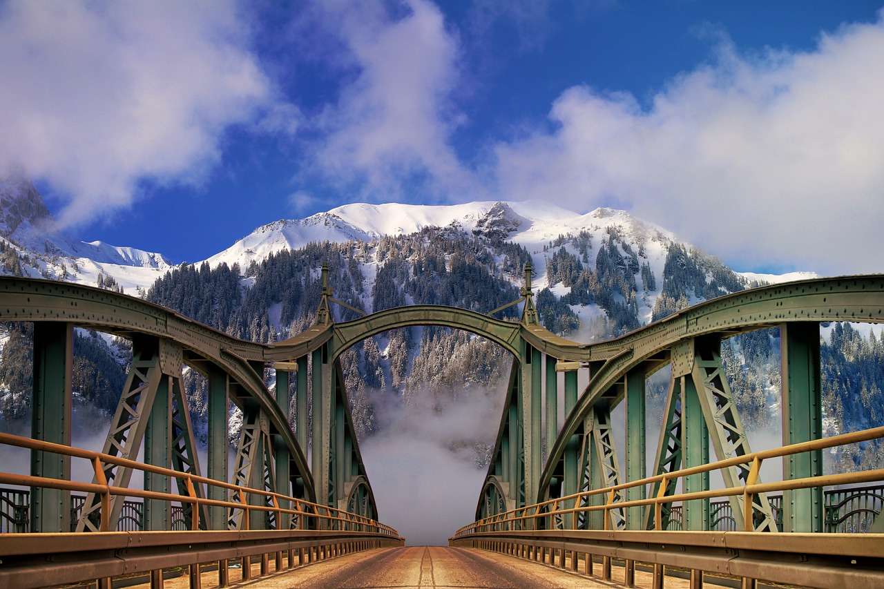 Γέφυρα Βουνών online παζλ