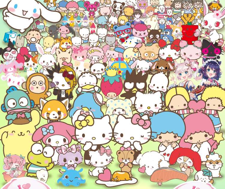 hello kitty - online puzzle