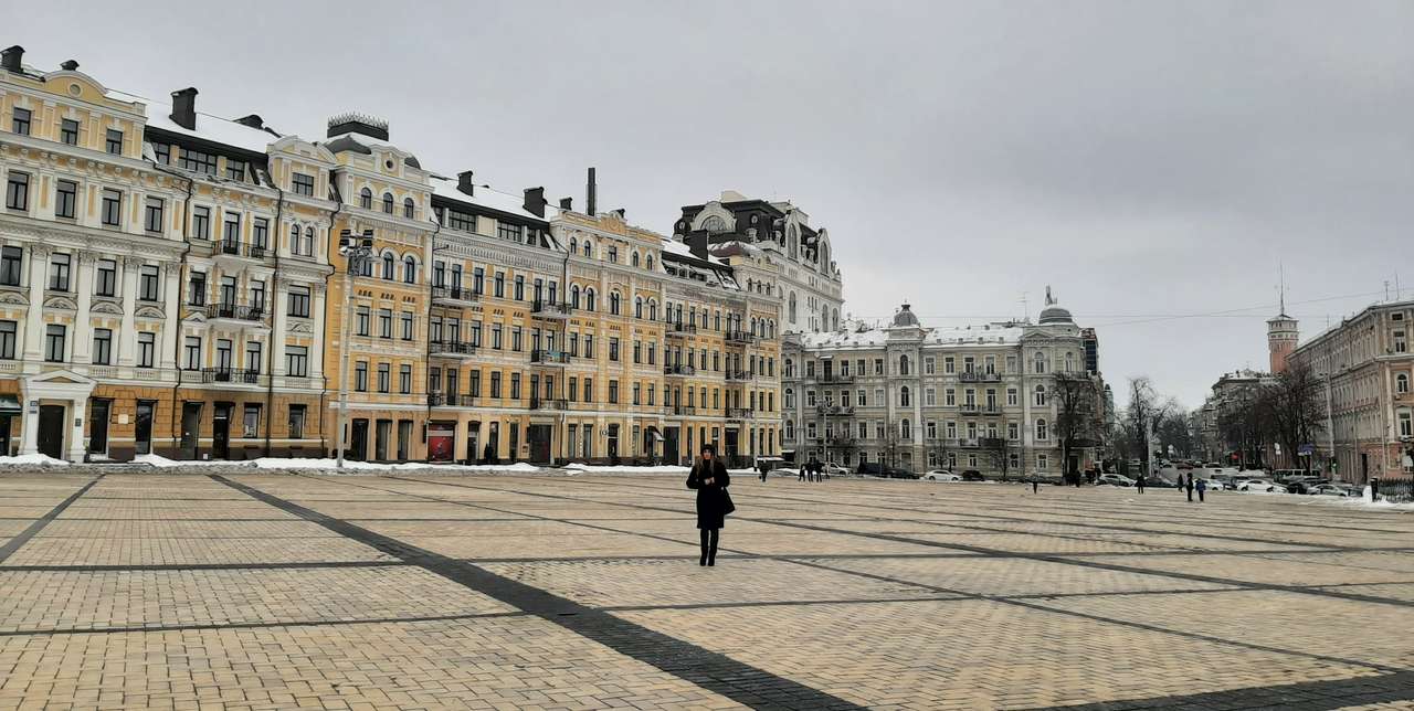Софийския площад, Киев, Украйна онлайн пъзел