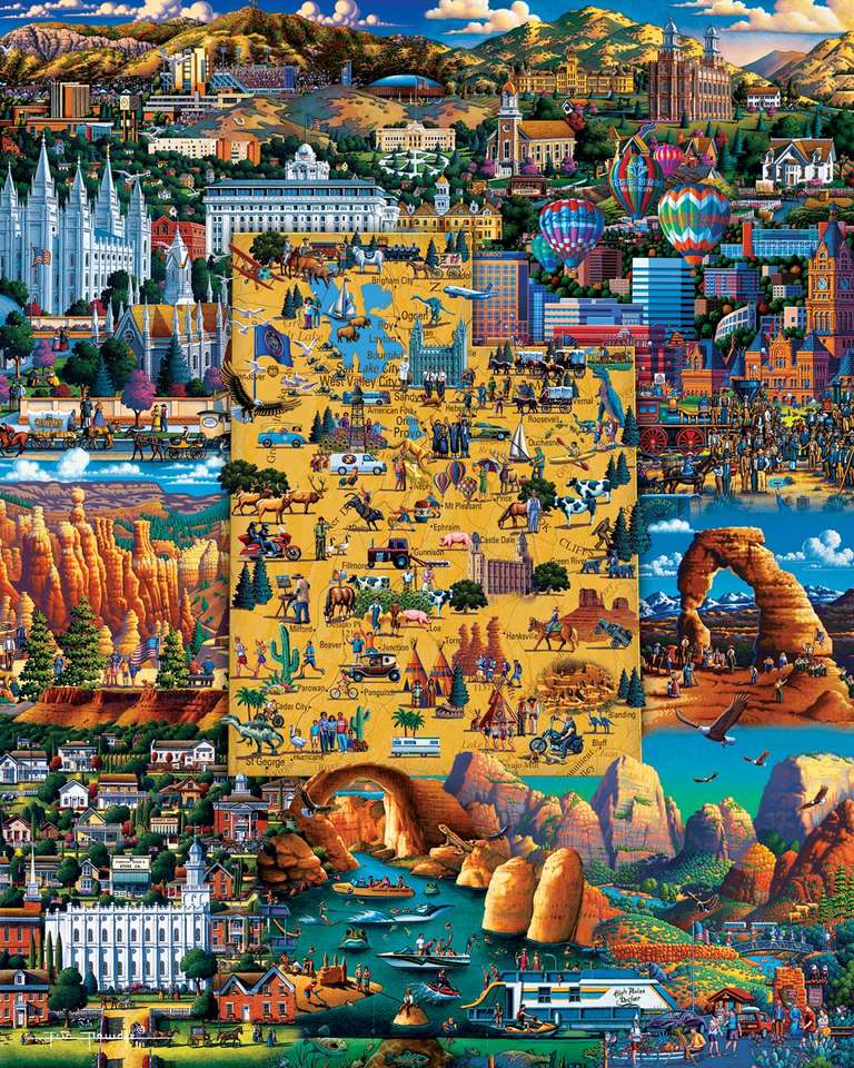 Das Beste des Bundesstaates Utah Puzzlespiel online