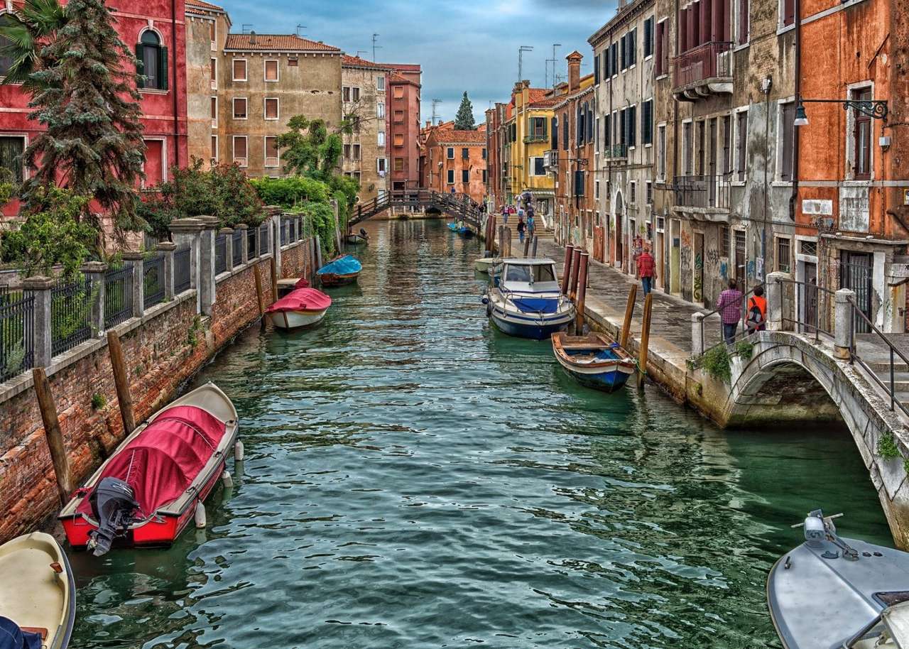 kanaal in Venetië online puzzel