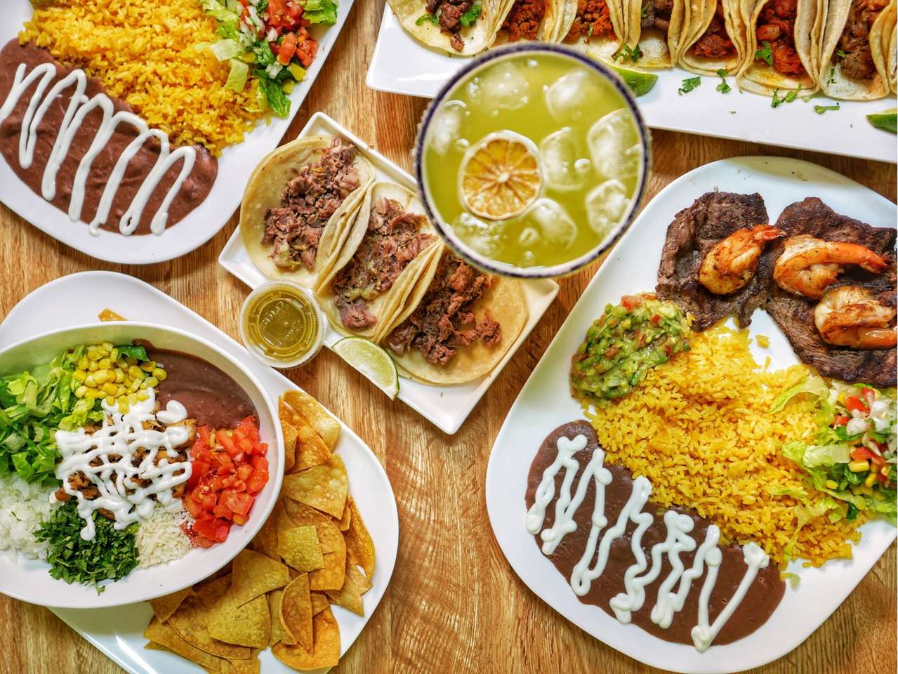 Еда в техасско-мексиканском стиле пазл онлайн