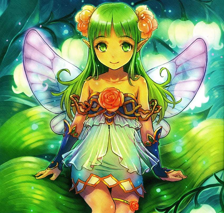 Идва зелената пролетна фея онлайн пъзел