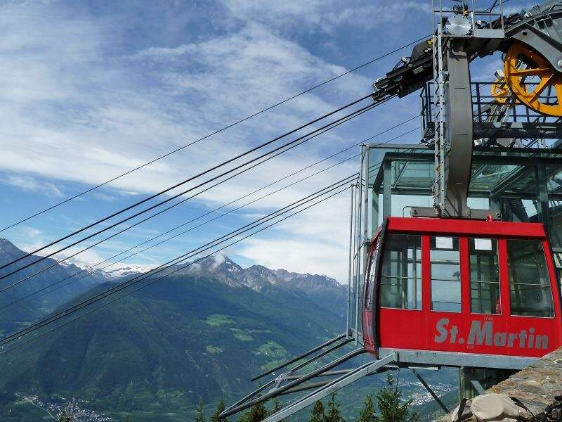 Кабинков лифт в планината онлайн пъзел