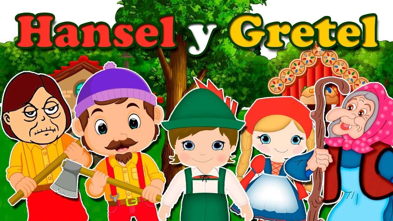 Hänsel und Gretel Online-Puzzle