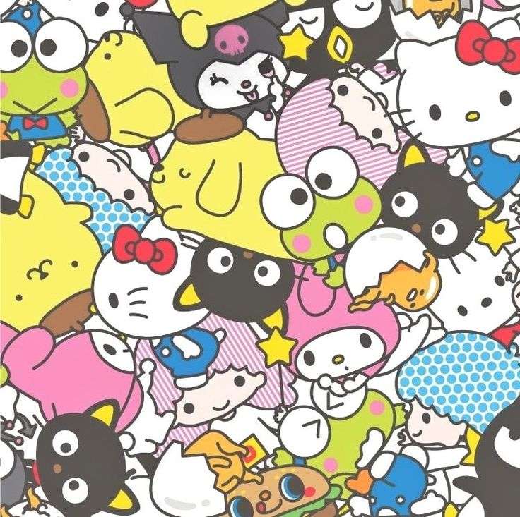 Hello kitty puzzle online puzzle