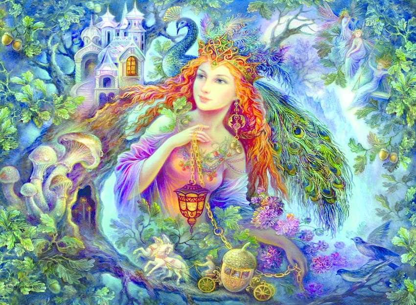 A fairy princess and her friends jigsaw puzzle online