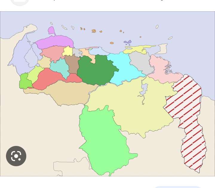 Карта Венесуели пазл онлайн