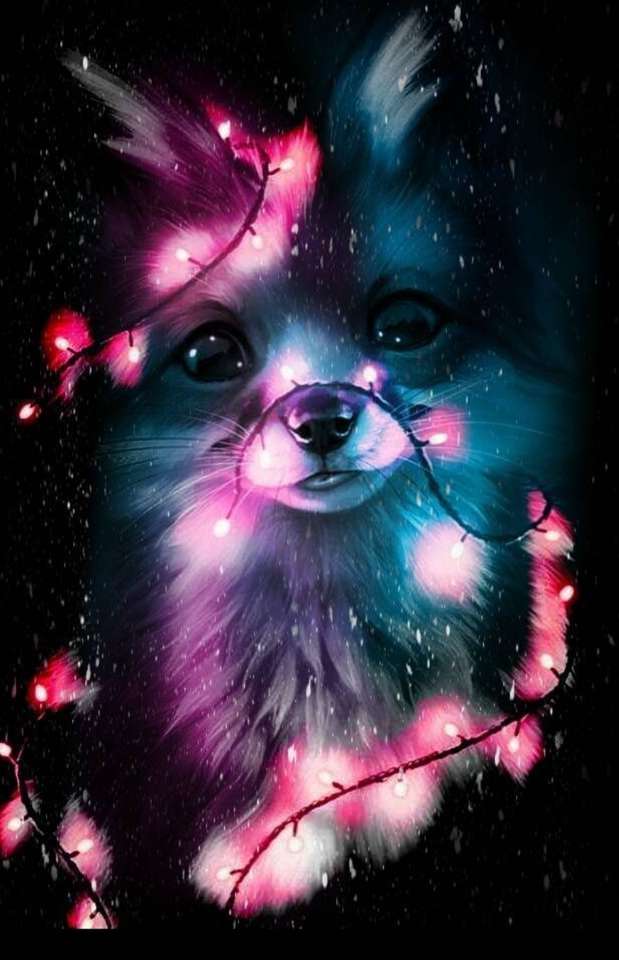 Fox with lights online puzzle