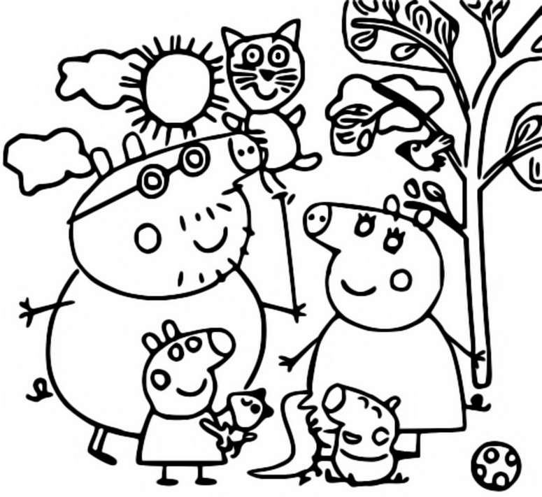 PEPPA PIG DAIRA TEKENING online puzzel