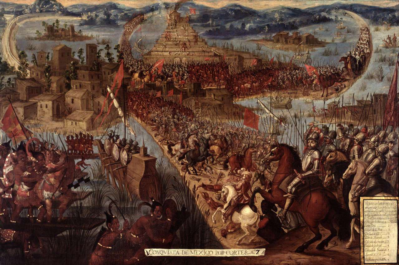 BATTLE AND ARRIVAL AT TENOCHTITLAN jigsaw puzzle online