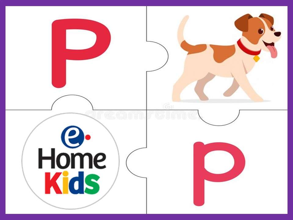 Apprenons la lettre P puzzle en ligne