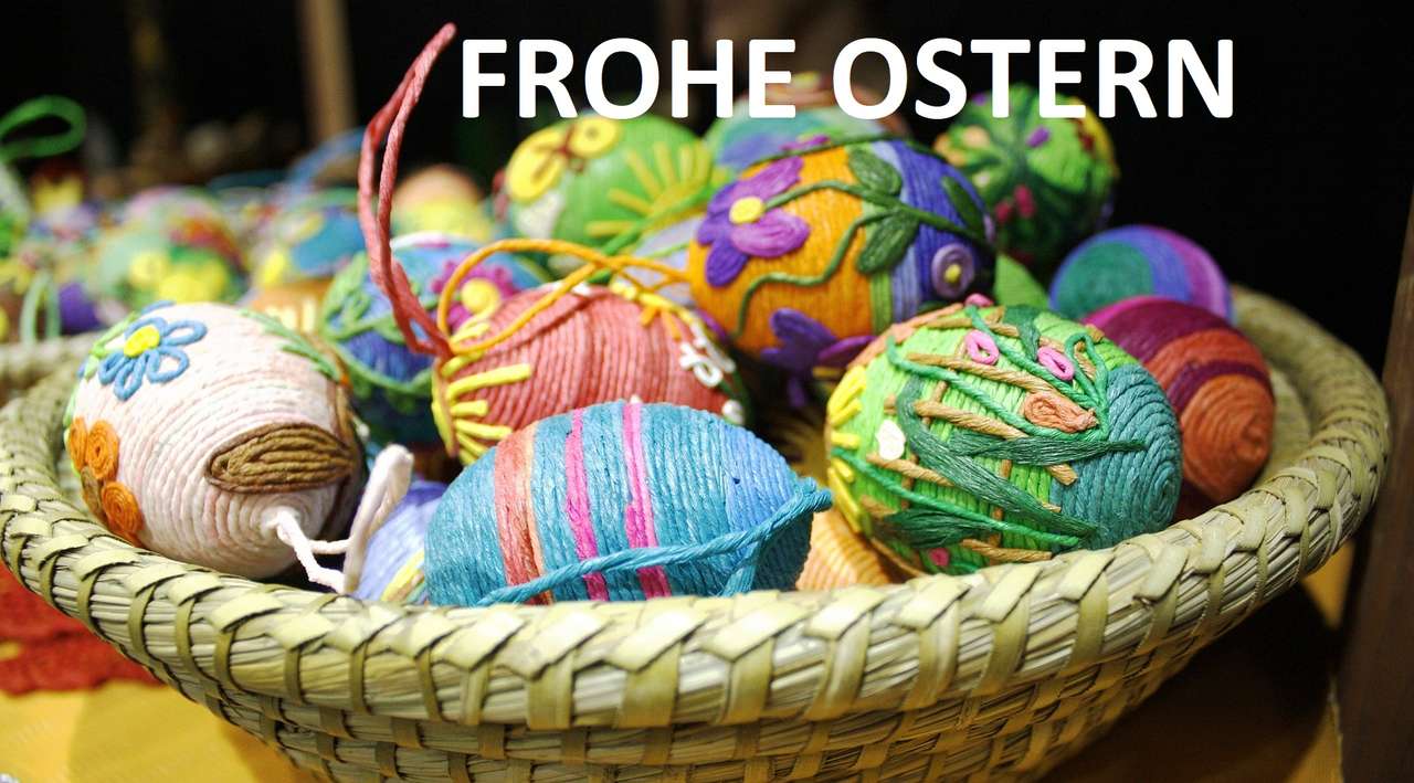 Frohe Ostern puzzle en ligne