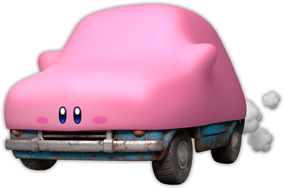 Kirby autó online puzzle