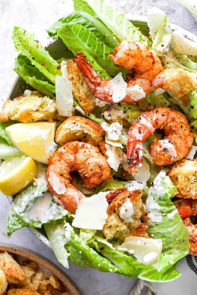 Grilled Shrimp Salad online puzzle