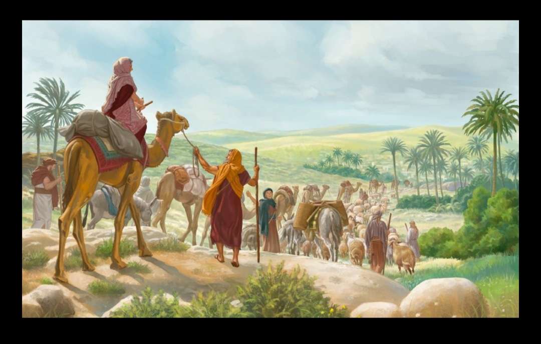 Abraham a Sára online puzzle