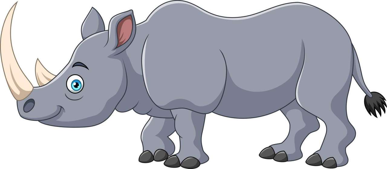 Rhinocéros puzzle en ligne