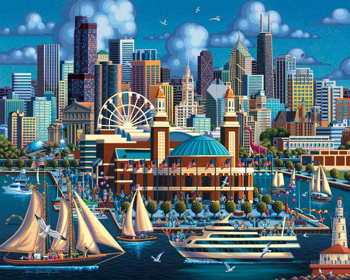 Chicago Navy Pier puzzle online