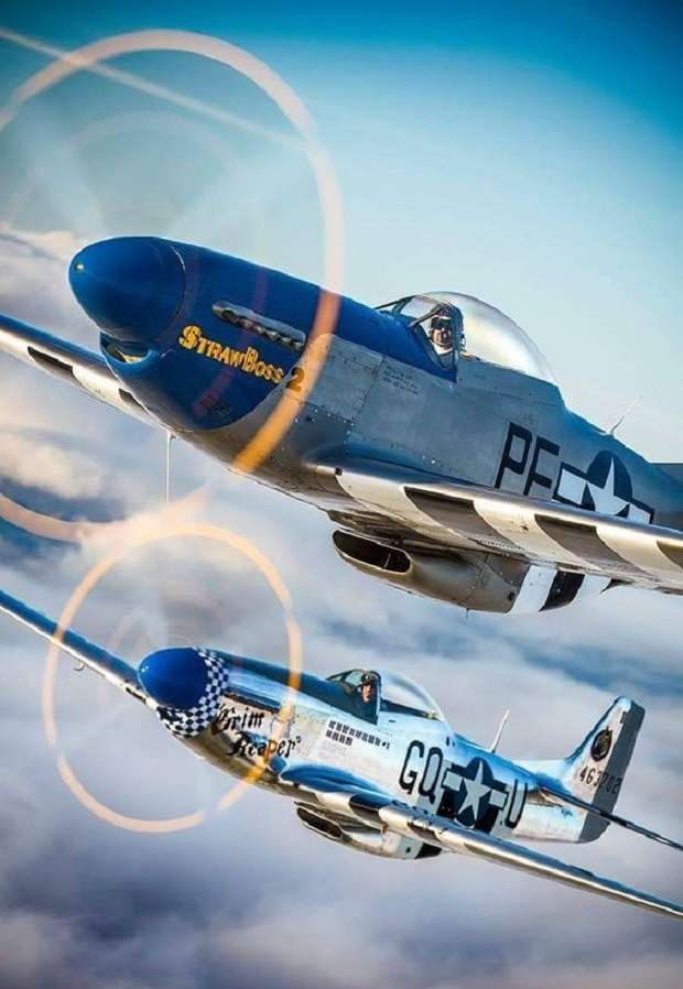 p-51 over europe online puzzle