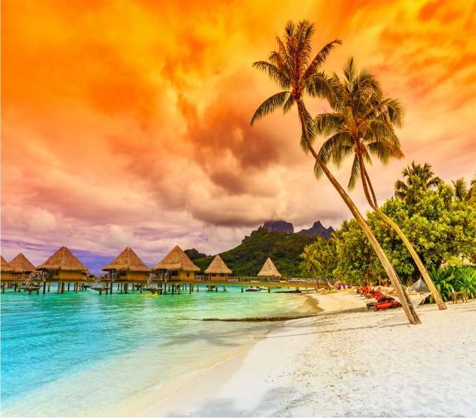 Spiaggia sabbiosa ai tropici puzzle online