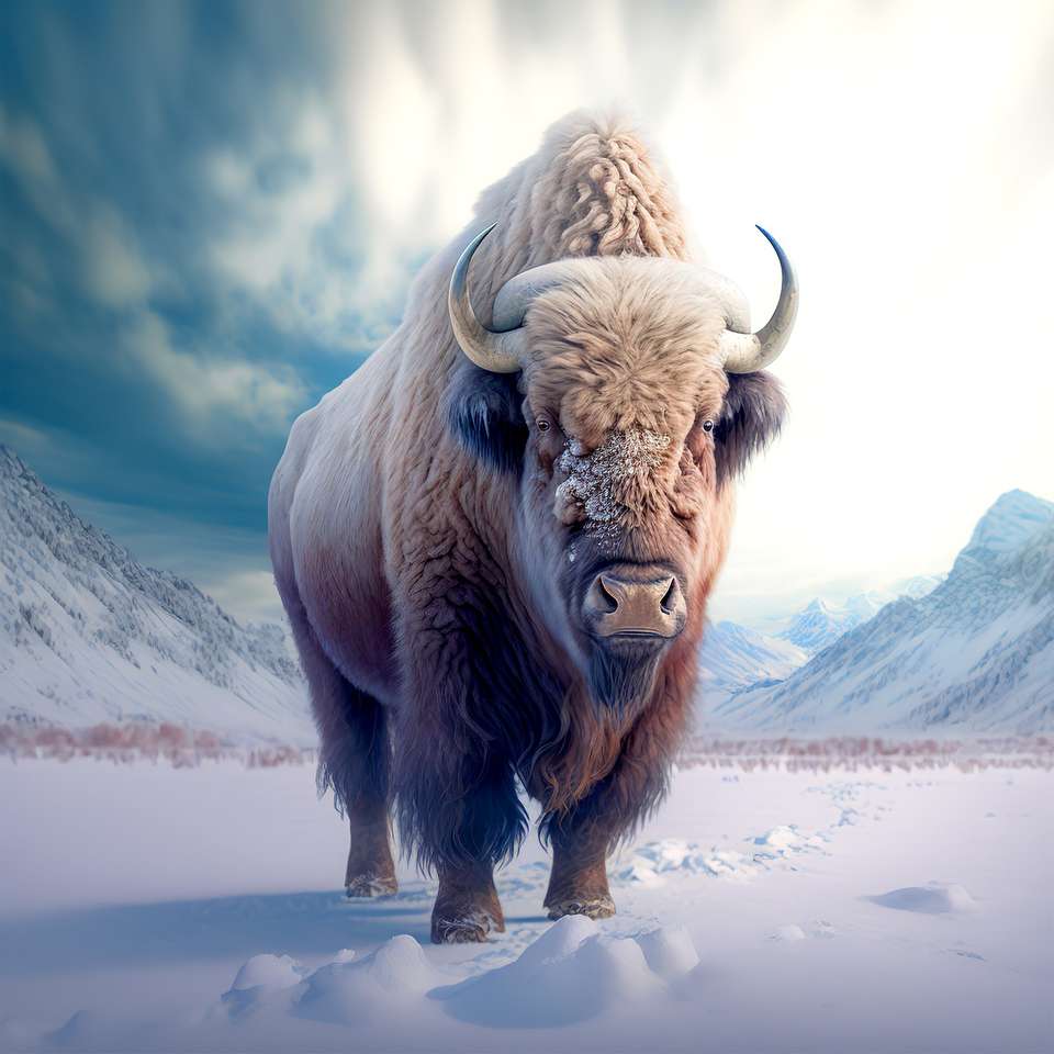 búfalo bisonte rompecabezas en línea