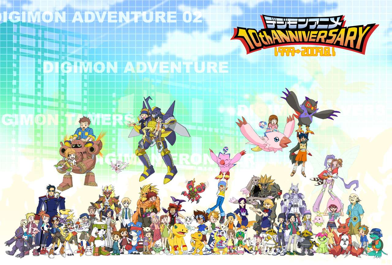 Digimon Data Squad. rompecabezas en línea