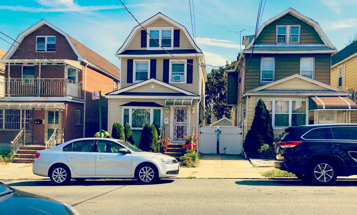 Geschakelde cottage-ontwikkeling in Queens (NY) legpuzzel online