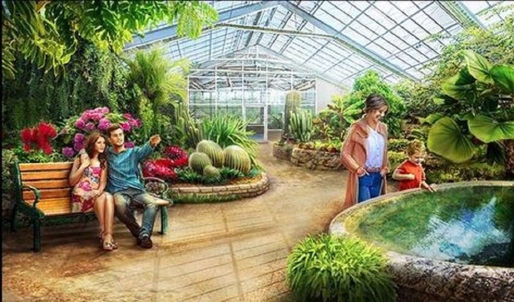 Ботанічний сад пазл онлайн